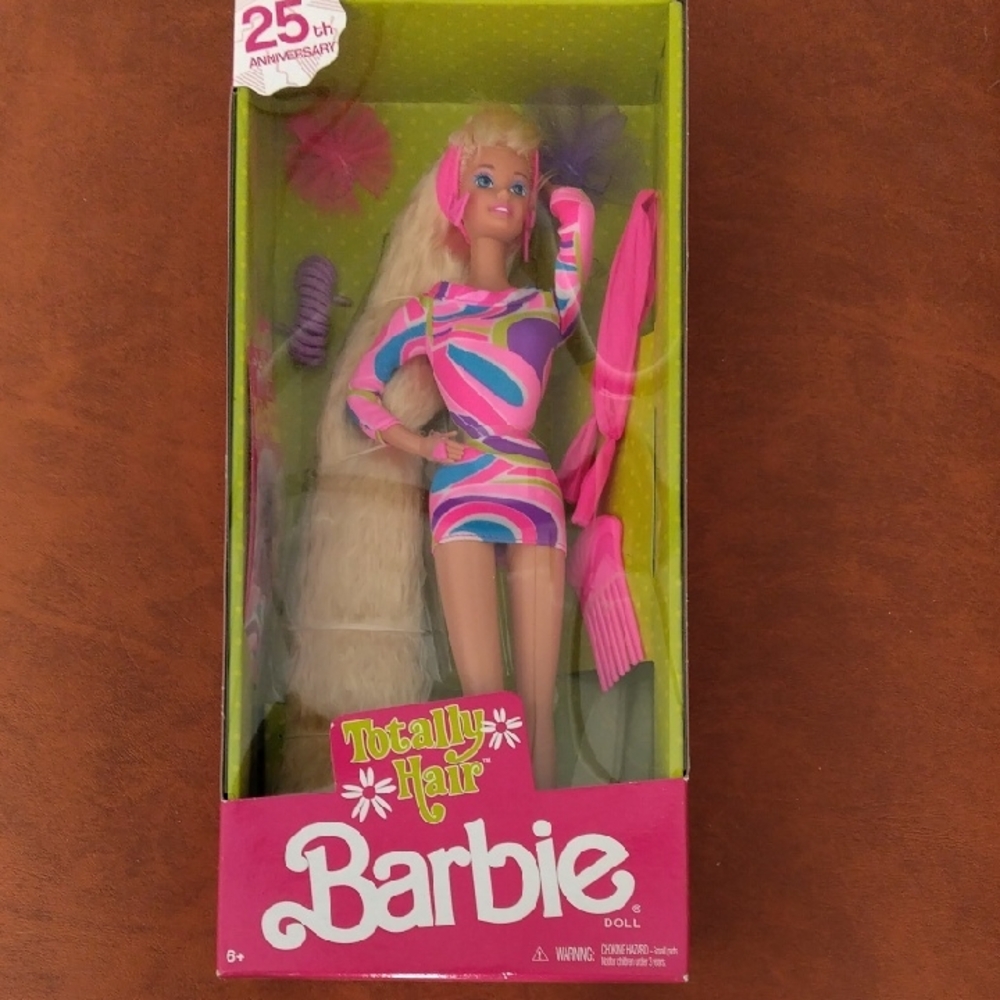 2016 Barbie 25th Anniversary Doll "Totally Hair"  Long Blonde Hair